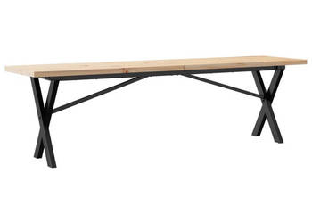 Stolik kawowy z nogami w kształcie litery X 160x40x455 cm WM-3282756