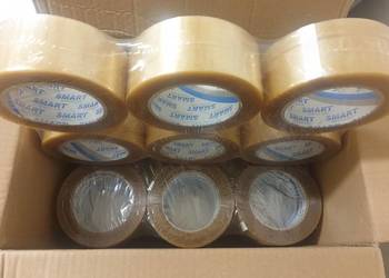 Tasma pakowa klejąca smart solvent 48X132metry transparent