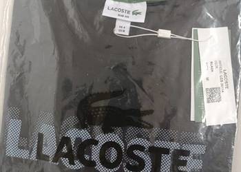 T-shirt męski Lacoste Ultra-DRY - czarny M, nowy model