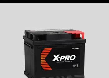 Akumulator X-PRO 43Ah 450A EN niski Prawy Plus