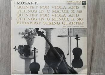 2 albumy winylowe - Budapest String Quartet i Oslo Philharmonic Orch.