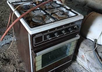 Kuchnia kuchenka gazowa elektryczna Polmet  400 oryginal Prl 1980 rok