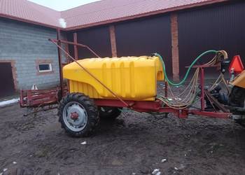 Opryskiwacz ciagany 1500 litrów belka 15m jak pilmet