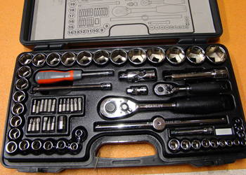 Zestaw kluczy nasadowych 1/2" STANLEY 66 szt. Ref: 1-89-037