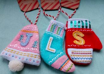 Dekoracja wisząca ozdobna, wielokolorowa.