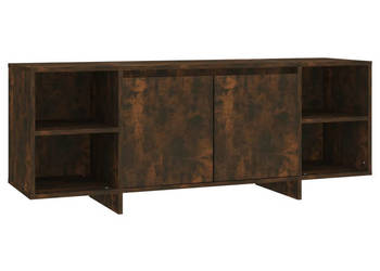 Szafka pod TV przydymiony dąb 130x35x50 cm WM-813053
