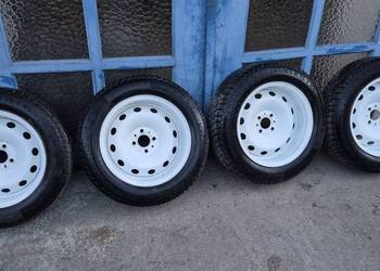 Felgi FSO poszerzone 15 cali 4x98 Opona 185x65 z kolcami