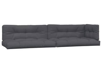 Poduszki na palety 5 szt. antracytowe tkanina WM-360777