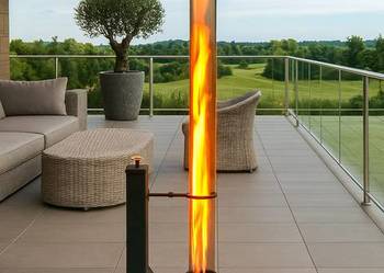 Parasol grzewczy, piecyk na pellet, lampa grzewcza, kolumna ogniowa,