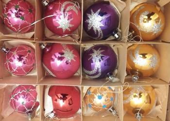 Bombki choinkowe szklane GRATIS wysyłka