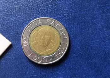 Stare monety 500 lir 1994 Włochy