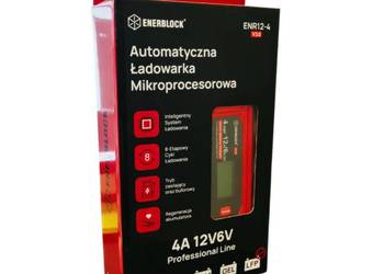 Automatyczna ładowarka mikroprocesorowa Enerblock 6/12V 4A LFP AGM GEL EFB
