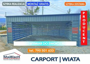 CARPORT | ALTANA na pojazd | Garaże Blaszane-Garaż Blaszany- Maj-Blach