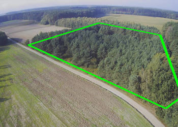 Działka z prywatnym lasem | Wydane WZ i pozwolenie na budowę