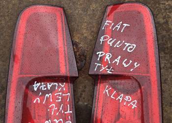 Odblaski klapy tył Fiat Punto