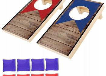 NZQXJXZ Cornhole Zestaw 90x60cm Drewniane Plansze Do Gry + 8 Woreczków