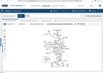 1071355/98AG-3K319-AA Podkładka belki zawieszenia FOCUS 1998-2005