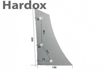 Pierś HARDOX 959403/P KG 10 KG 12 części do pługa KRONE