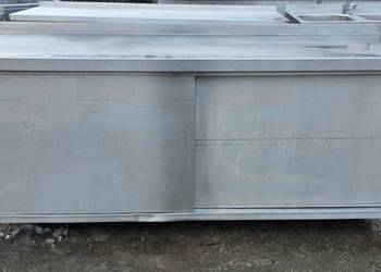 Stół Gastro z Szafką Drzwi Suwane 200/60/85 cm M.1309 N