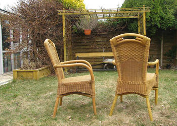 ~* 2 Fotele Wiklinowe krzesła *~