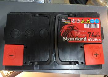 Akumulator 12V,74Ah,680A, polski,nowy,faktura, promocja