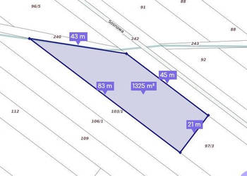 Oferta sprzedaży gruntu 1325m2 Zduńska Wola