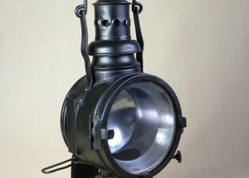 Kolejowa sygnałowa lampa naftowa Osmeka - zabytek