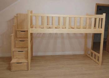 Łóżko drewniane dziecięce