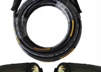 Wąż Stalowy do Myjek Ciśnieniowych – 10m | M22 x M22 | 250 bar