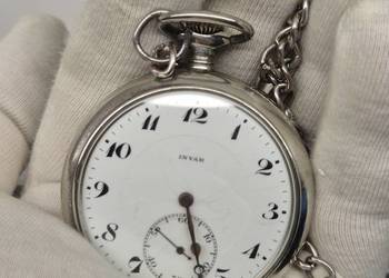 Rzadki zegarek kieszonkowy *Invar* SWISS