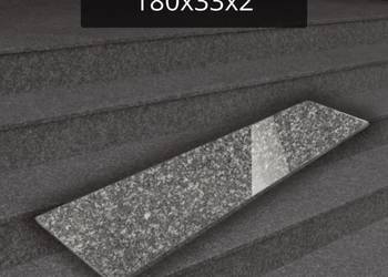 Stopień granitowy Brąz Królewski G664 polerowana 180x33x2 Schody z Kamienia