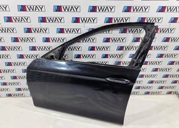 BMW 5 F10 F11 DRZWI LEWE LEWY PRZÓD KOMPLETNE 416 CARBONSCHWARZ