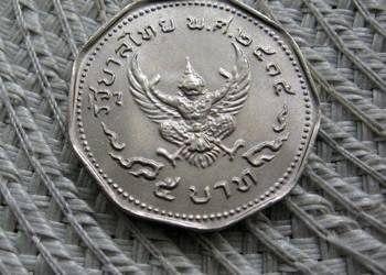 Tajlandia 5 Bahtów 1972r - Ładna