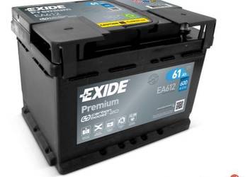 Akumulator Exide Premium 61Ah 600A PRAWY PLUS