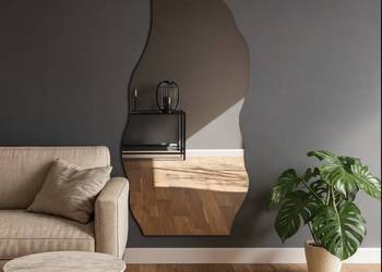 Dekoracyjne półowalne lustro o organicznym kształcie - AURO 2