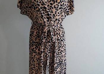 Kombinezon Culotte Kuloty Szerokie Nogawki Prążkowany New Look XL