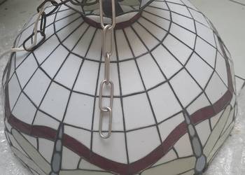 Lampa wisząca witrażowa