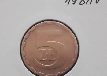 5 Złotych 1981 r - najniższy nakład