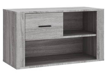 Szafka na buty szary dąb sonoma 80x35x45 cm WM-816758