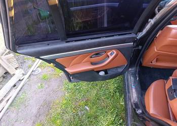 Wnętrze siedzenis fotele komfort E39 elektryczne podgrzewane skóra cynamon