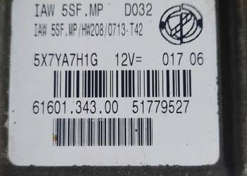 Komputer sterownik silnika Fiat Albea 1.4. 51779527_IAW5SF.MP