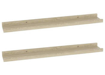 Półki ścienne 2 szt. dąb sonoma 60x9x3 cm WM-326680