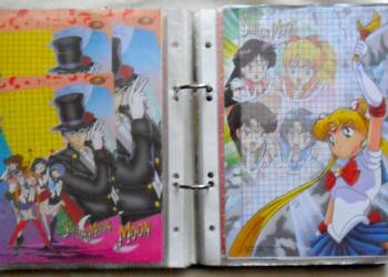 Karteczki do segregatora Lata 90-te ponad 200 szt. Bajki Filmy Zespoły