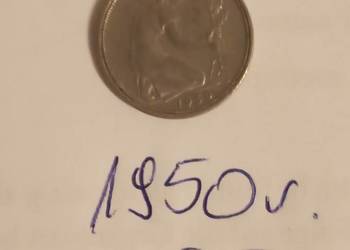 Moneta 50 pfennig 1950 rok.