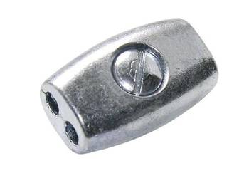 Złączka do linki i plecionki, do 2.5 mm ocynk 5 szt. AKO 441561051