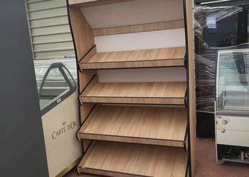 Regał sklepowy na pieczywo piekarniczy chleb meble warzywa stojak