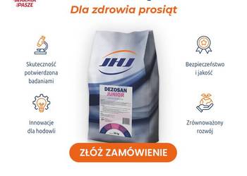 Dezosan Junior - Sucha kąpiel dla prosiąt - higiena prosiąt 1200kg