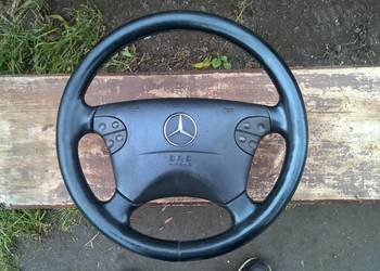 Kierownica skórzana z poduszką airbag Mercedes w203
