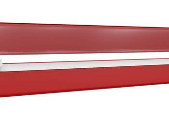 Listwa cenowa DBR-39 990 mm na regał 1 metr Kolor CZERWONY RAL 3000