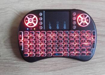 I8 klawiatura Backlit bezprzewodowa Mini klawiatura RF USB l